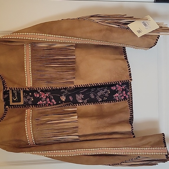 Scully Jackets & Blazers - Scully Leather Fringe And Stud Jacket New XXL